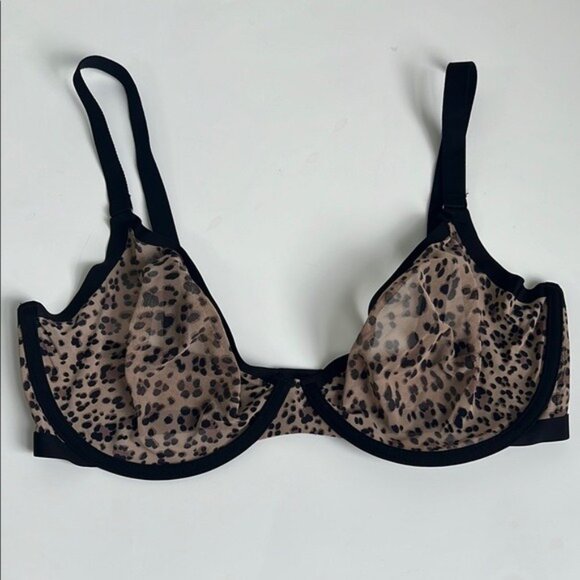CUUP The Plunge Mesh in Leopard - 36F - Picture 2 of 4